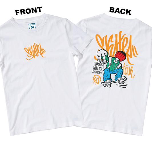 Cotton Shirt: Skater Graffi (Front and Back)