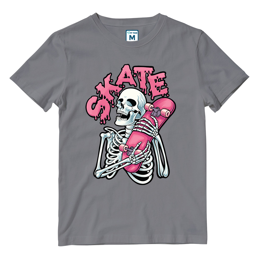 Cotton Shirt: Skeleton Skate