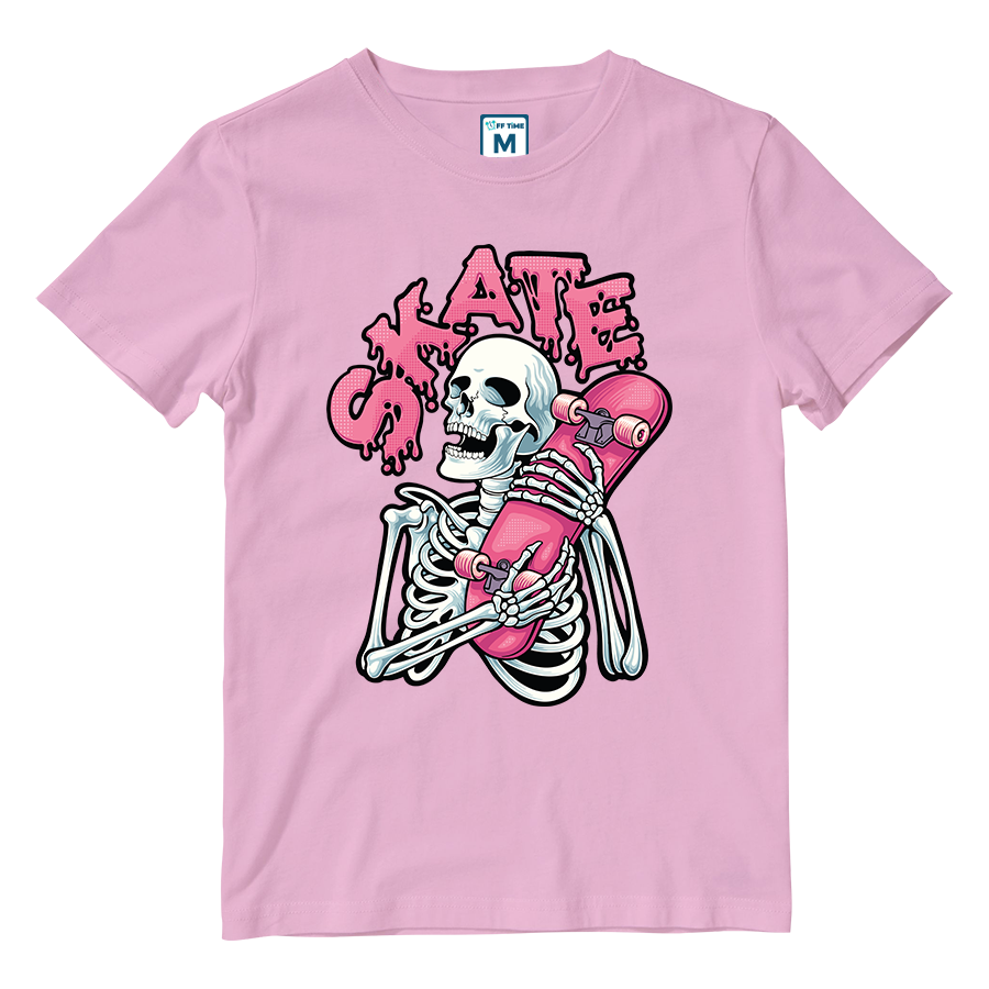 Cotton Shirt: Skeleton Skate