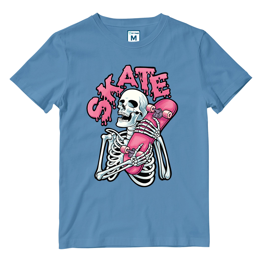 Cotton Shirt: Skeleton Skate