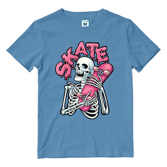 Cotton Shirt: Skeleton Skate