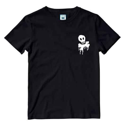 Cotton Shirt: Skull Pocket