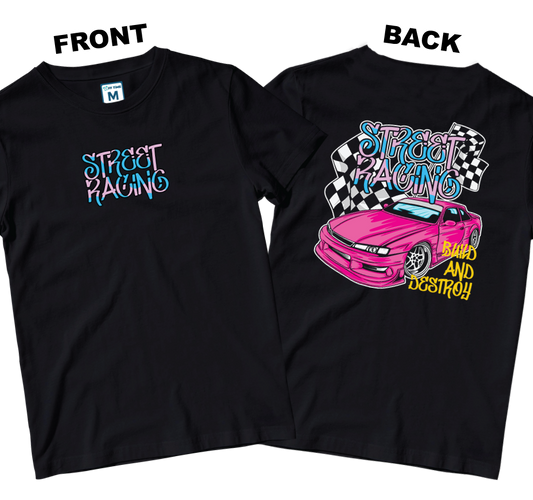 Cotton Shirt: Street Racing (Front and Back)