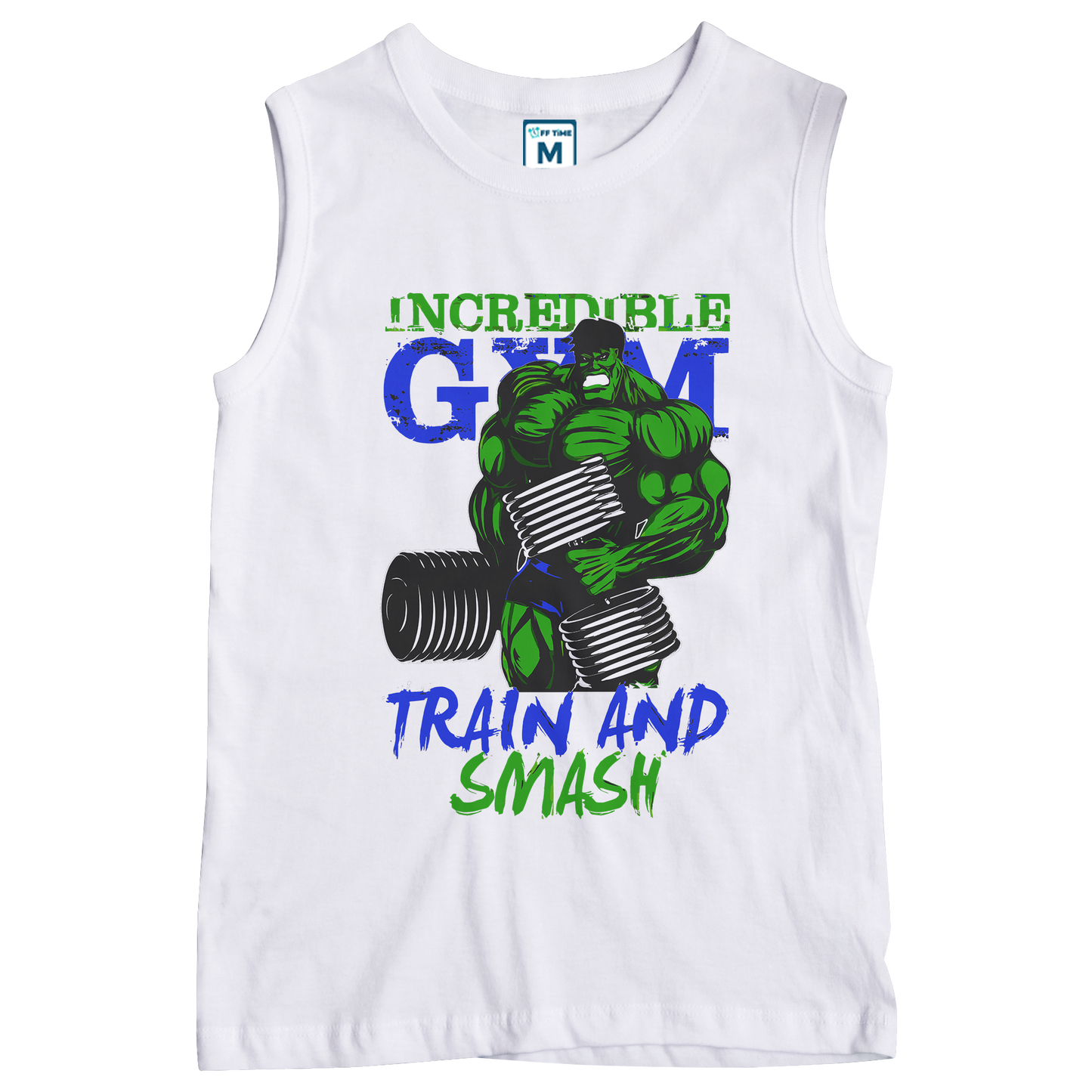 Sleeveless Drifit Shirt: Train and Smash