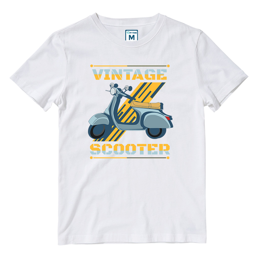 Cotton Shirt: Vintage Scooter