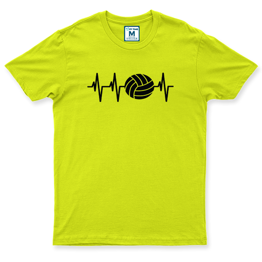 Drifit Shirt: Volleyball Heart Beating