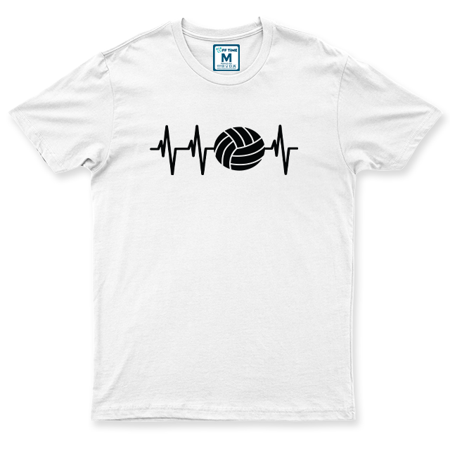 Drifit Shirt: Volleyball Heart Beating