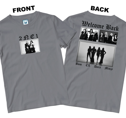 Cotton Shirt: Welcome 2NE1 (Front and Back)