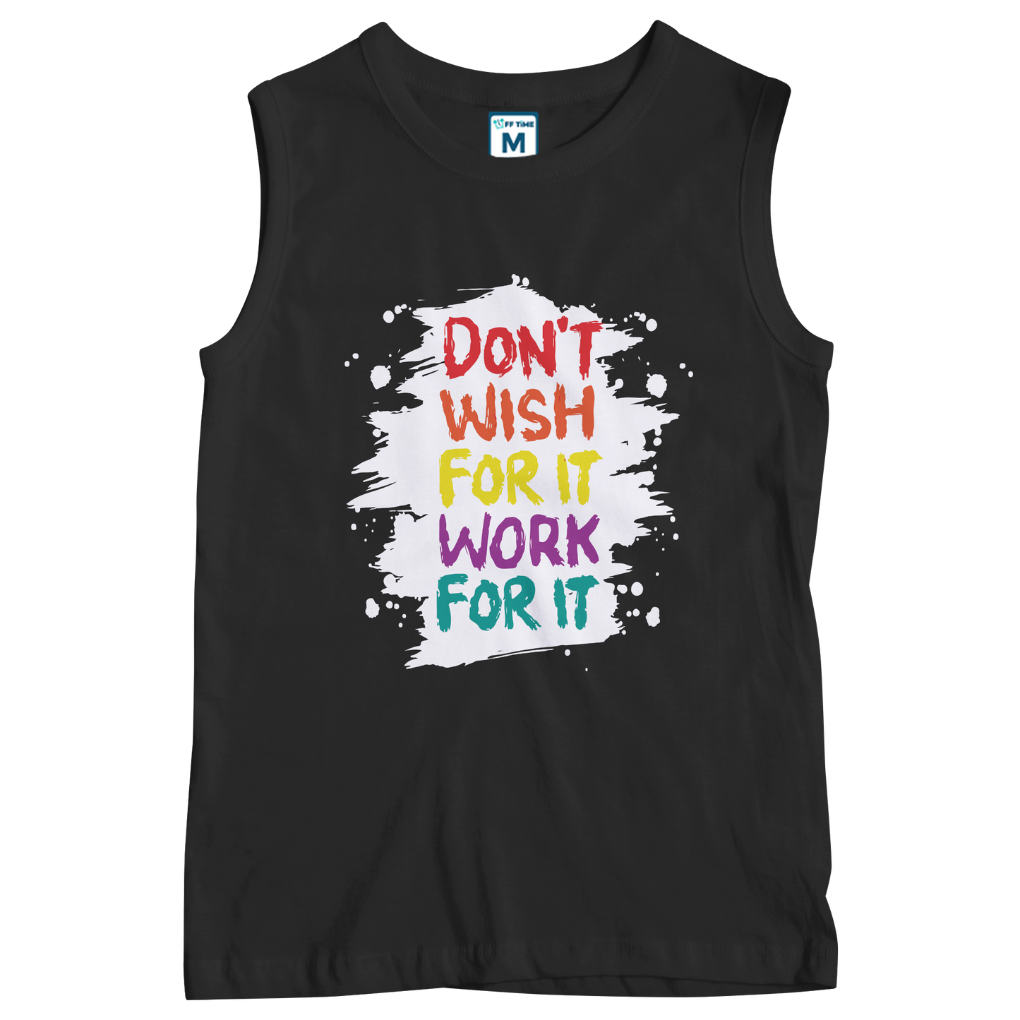 Sleeveless Drifit Shirt: Wish Work