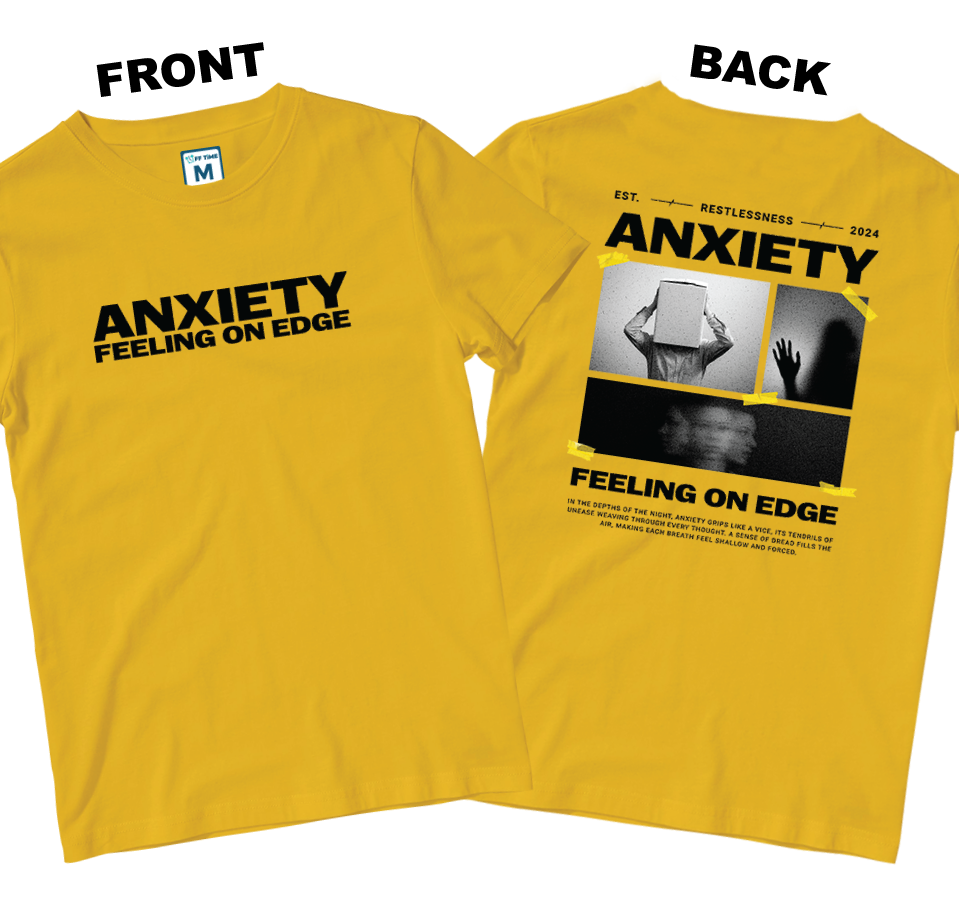 Cotton Shirt: Anxiety (Front and Back)