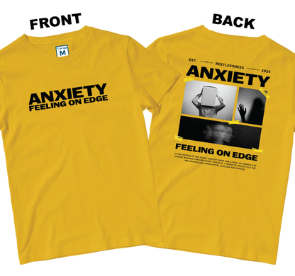 Cotton Shirt: Anxiety (Front and Back)